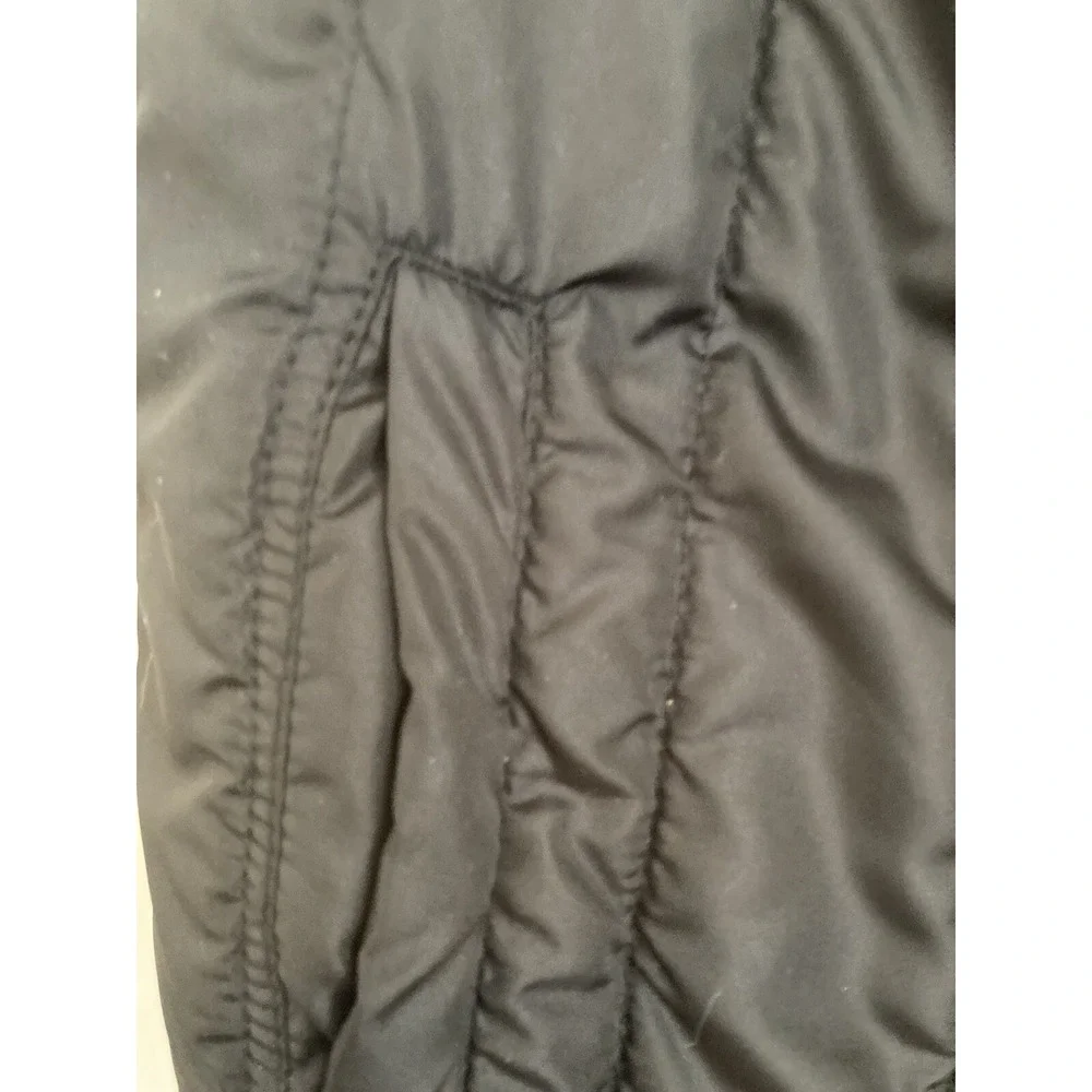 Calvin Klein Girls Size 6 Black Puffer Vest‎ SleeveLess Logo